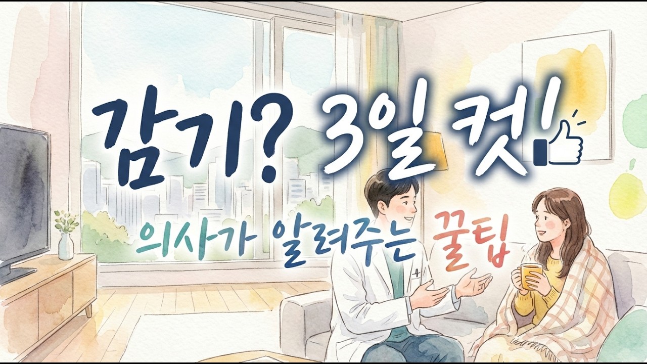 감기 빨리 낫는 법? 의사가 공개하는 특급 생활 습관! 👍