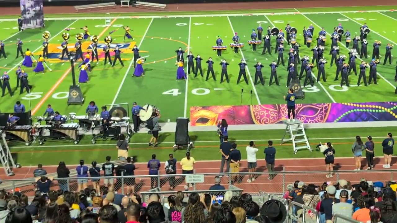 Edinburg North high School cougars marching band/ Edinburg CISD marching bag showcase of high school