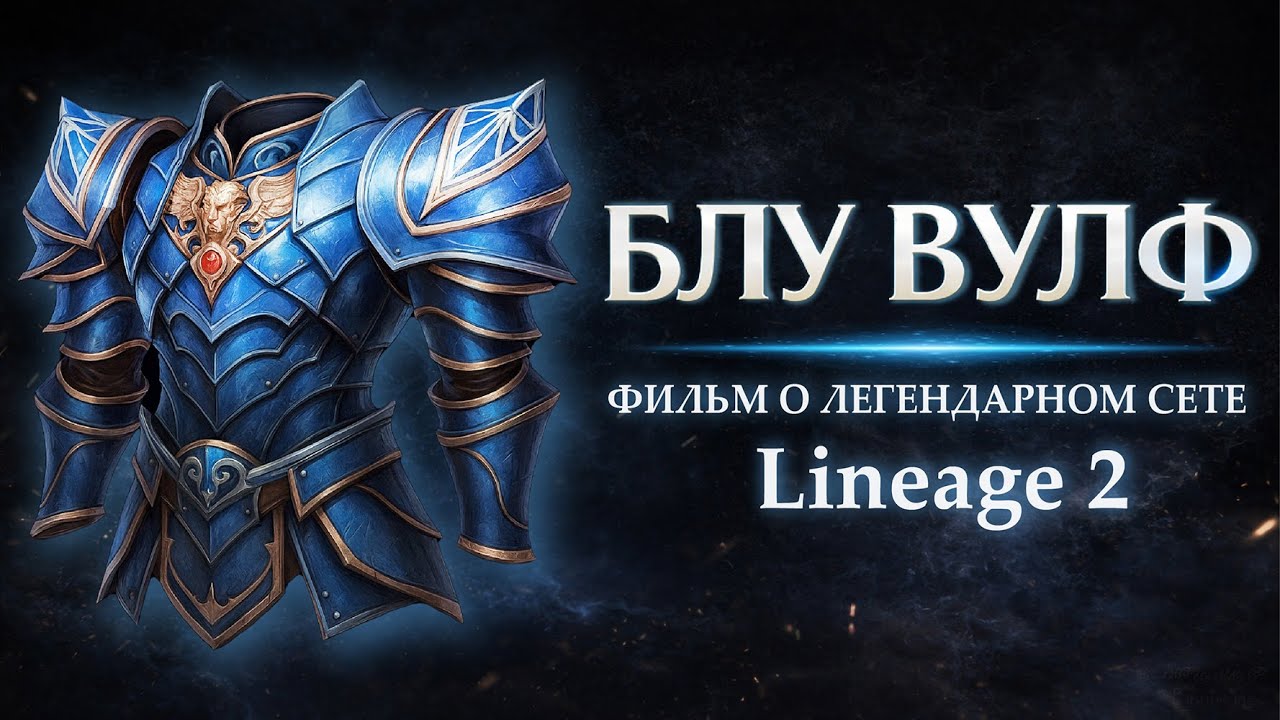 История легендарного доспеха Lineage 2 | Blue Wolf тяжёлый сет
