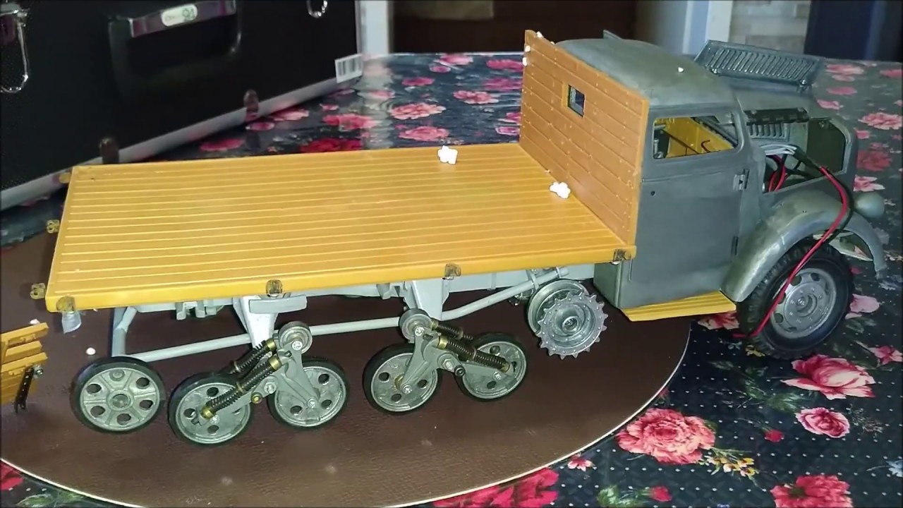 Распаковка поставки ASIATAM Opel Blitz MAULTIER.WW2 Немецкий полутрак Вермахт