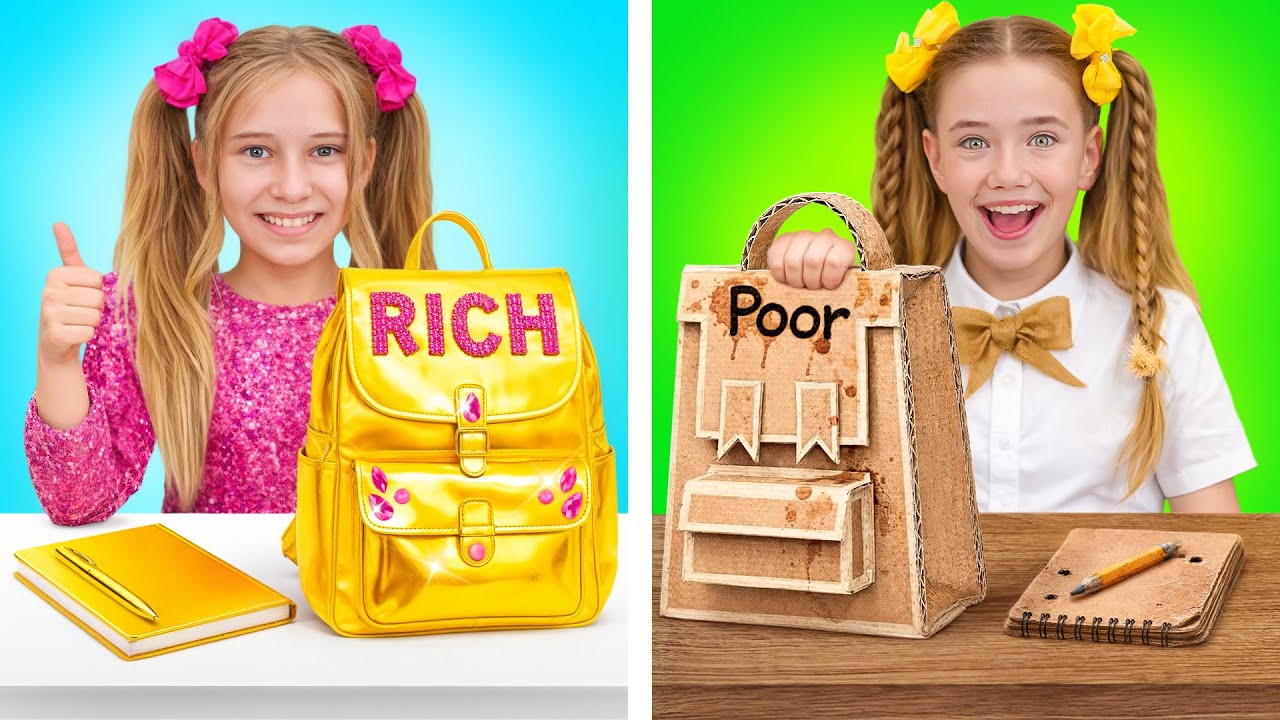 Rich Students vs Broke Student at school