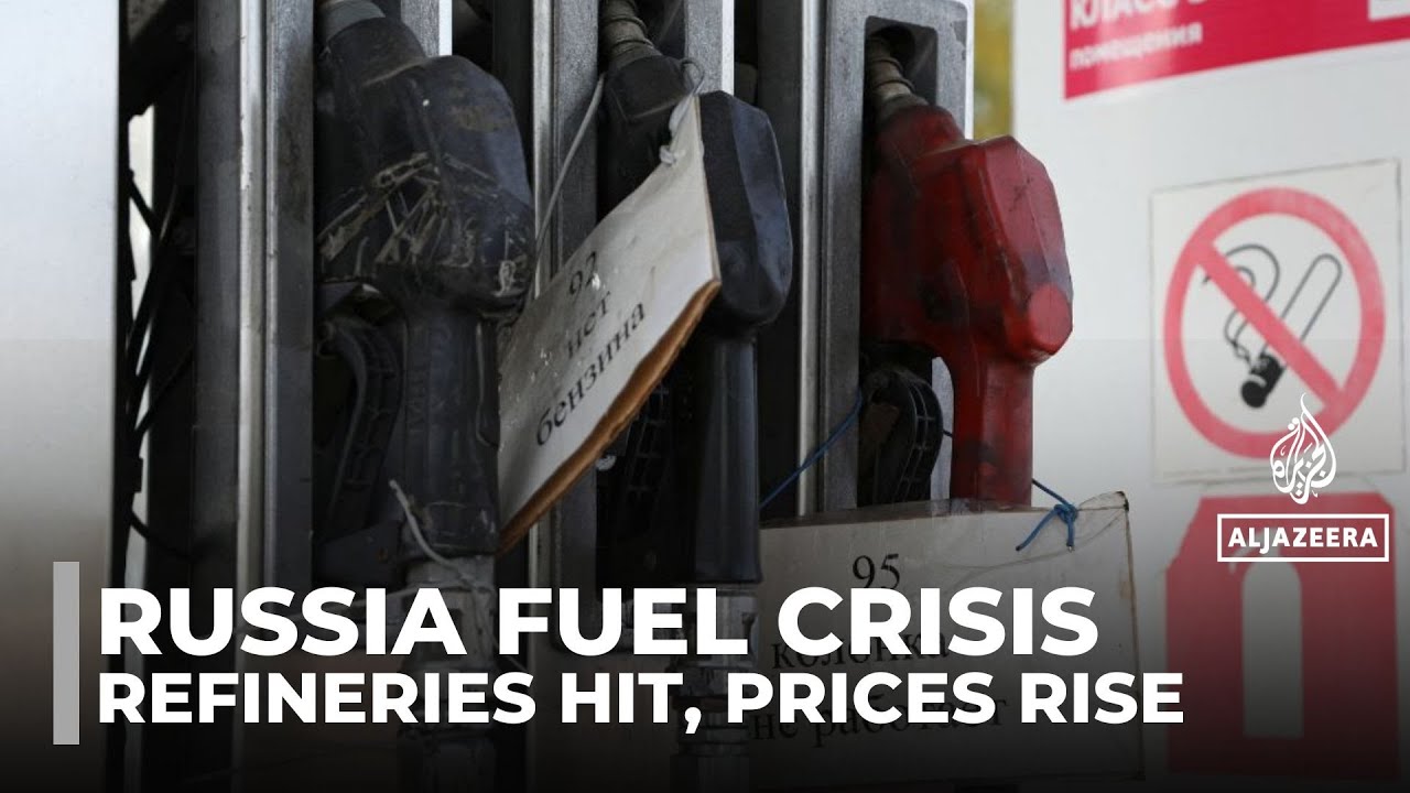 Fuel shortages hit Russia as drone attacks damage refineries and prices soar