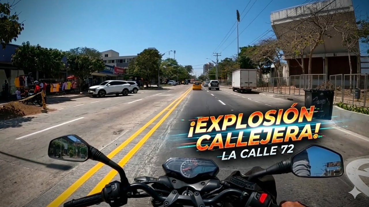 Asi se ve la calle 72 de Barranquilla 