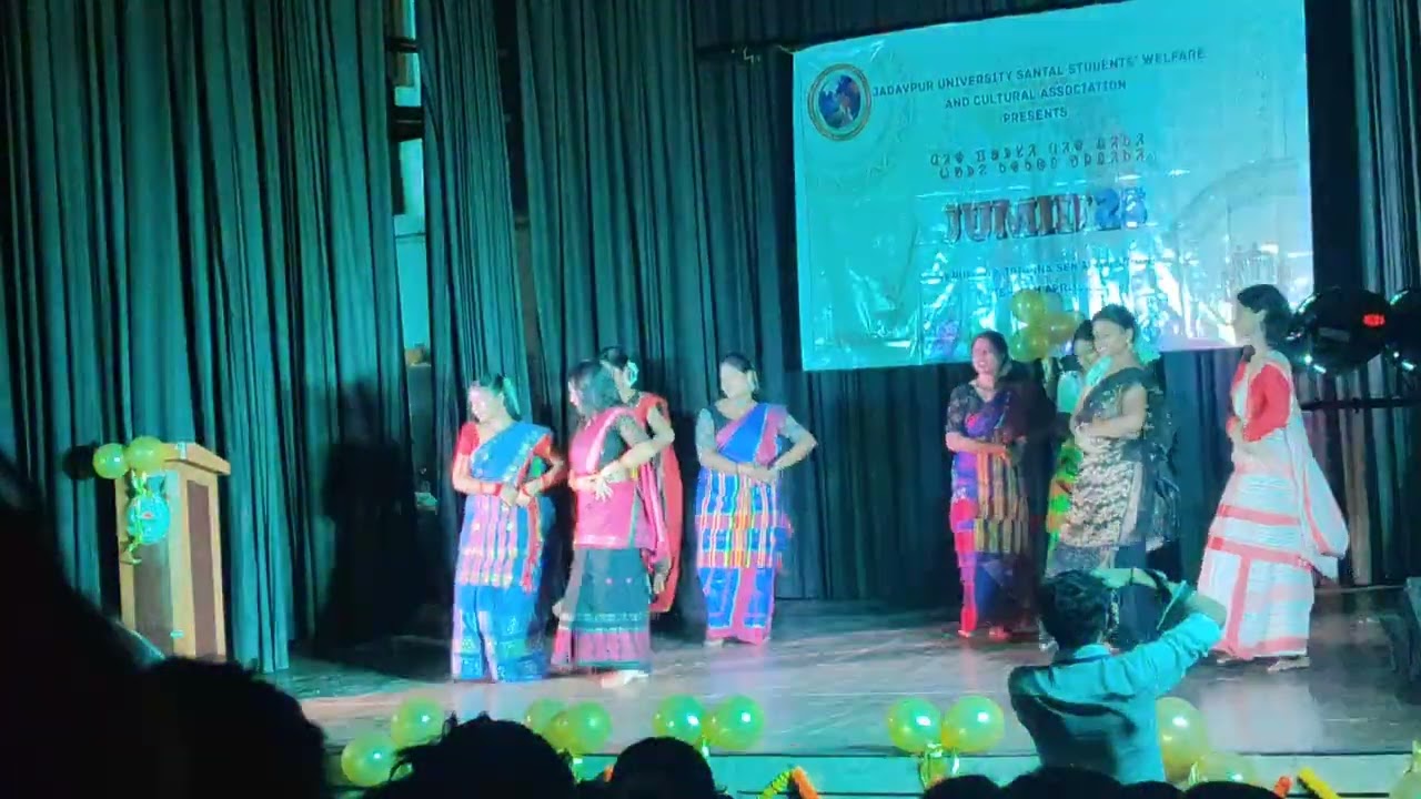 JUMID 2025, JADAVPUR UNIVERSITY, SANTHALI DANCE PERFORMANCE