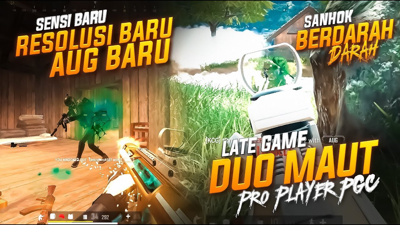 THE REAL SANHOK BERDARAH !! LATE GAME SUPER SENGIT DUO MAUT BARENG PRO PLAYER PGC !! #pubg