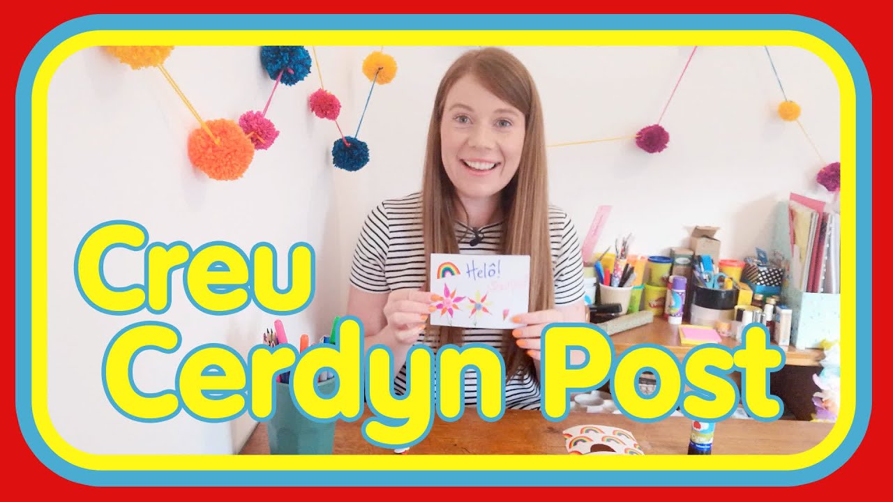 Clwb Creu Cyw - Creu Cerdyn Post 💌 How to Make a Post Card 💌