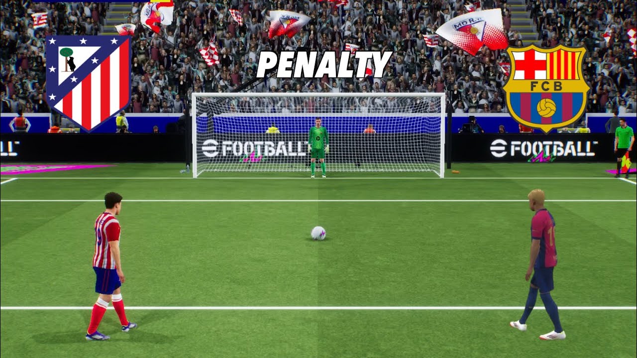 LAMINE VS ALVAREZ |ATLETICO MADRID VS FC BARCELONA PENALTY SHOOTOUT | eFOOTBALL