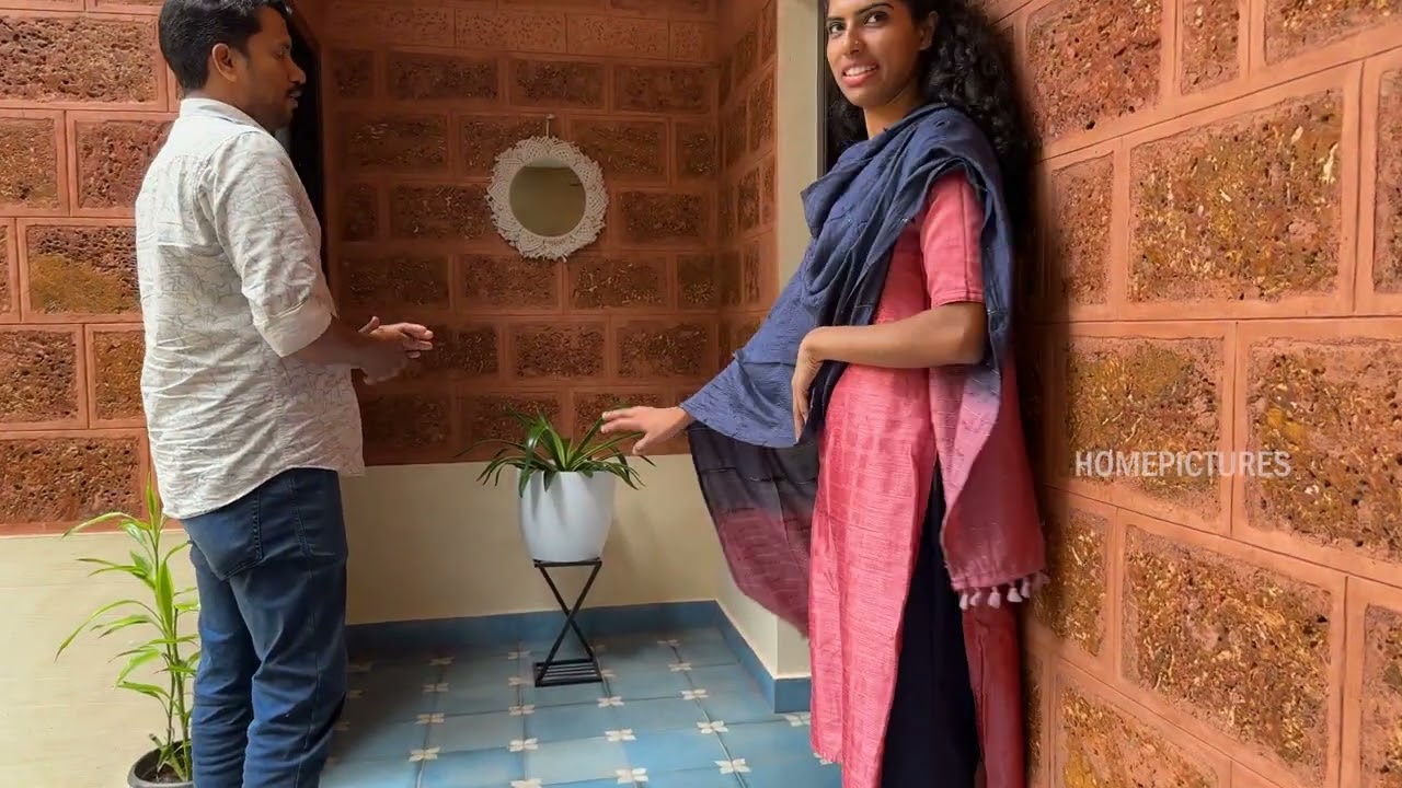 പ്രകൃതിയോട് ഇണങ്ങി ചേർന്ന ഒരു വീട് | Eco friendly house | Home Pictures