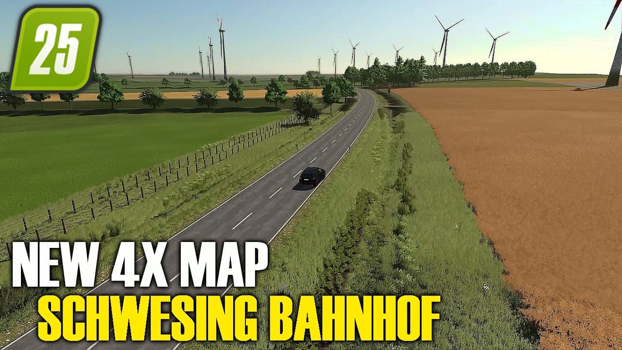 Schwesing Bahnhof MAP TOUR FS25 | 4x Map for Farming Simulator 25