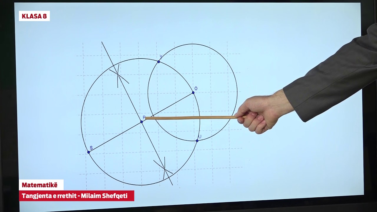 e Mesimi - Klasa 8 - 8518 - Matematikë - Tangjenta e rrethit