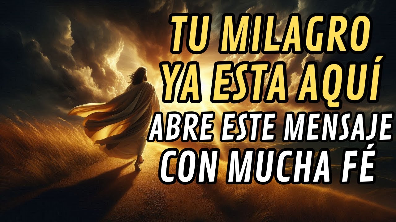 ✨ JESÚS DICE: HIJO, TU MILAGRO YA ESTÁ AQUÍ. ABRE ESTE MENSAJE CON FE. 🙏