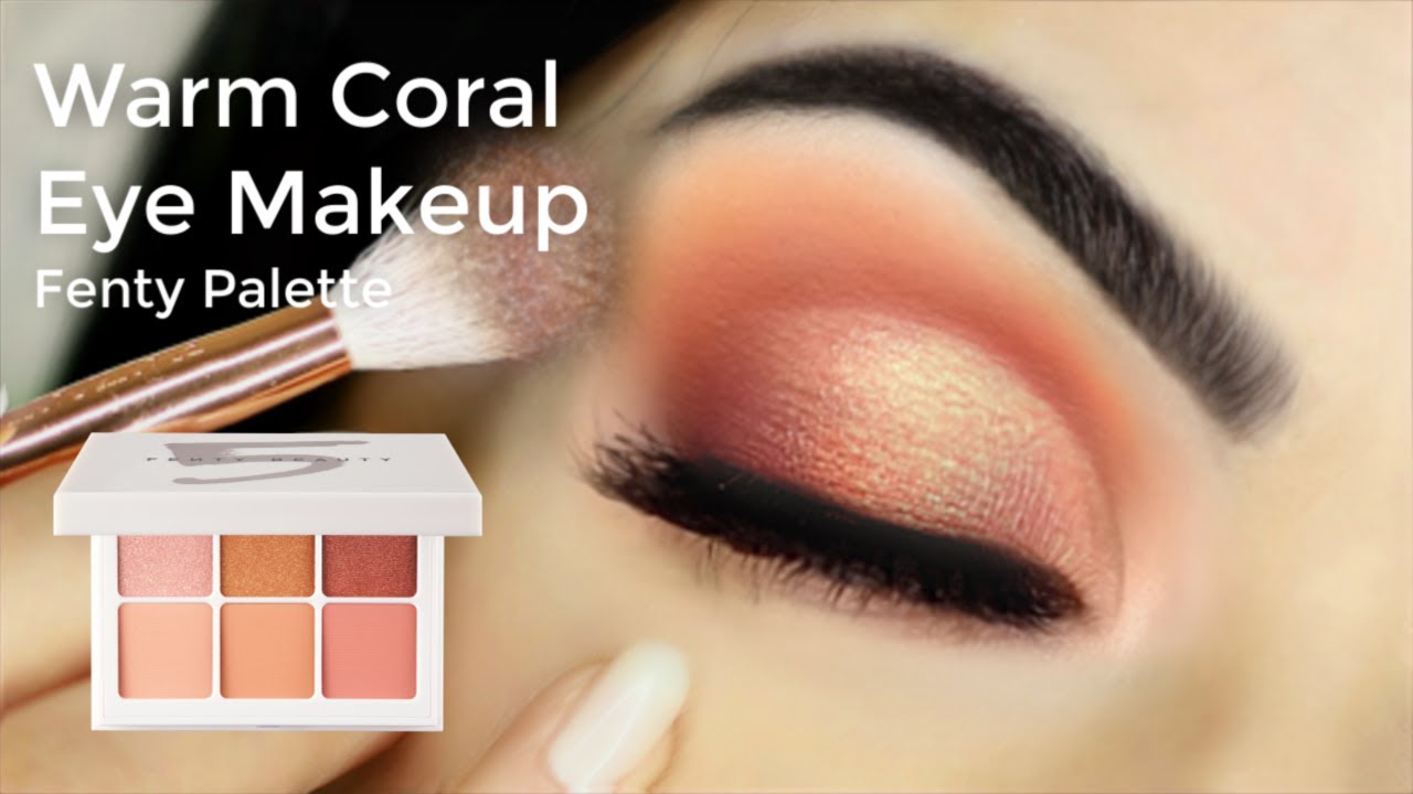 Кораллово-персиковый макияж глаз | TheMakeupChair