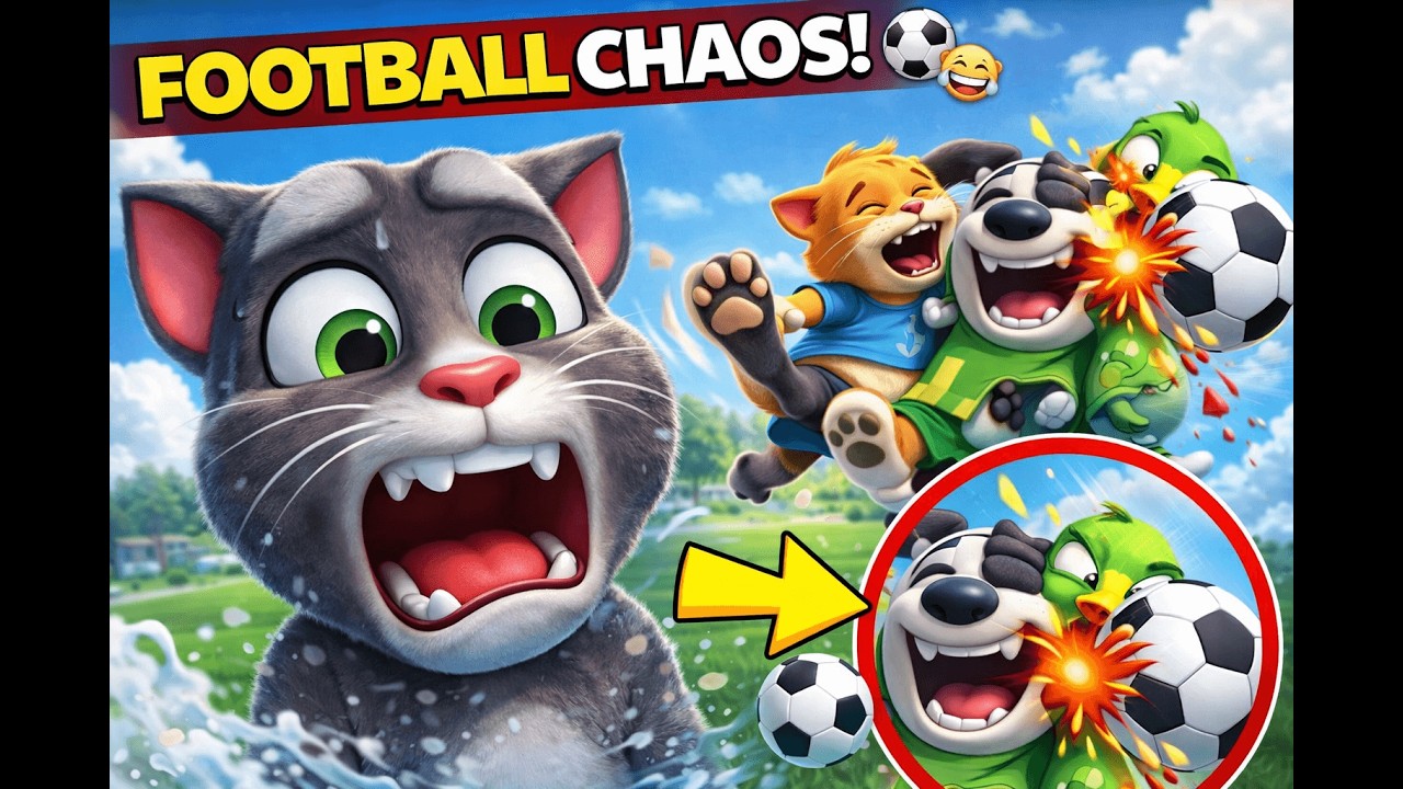 Football Boo Boo Talking Tom Funny Shorts Video 