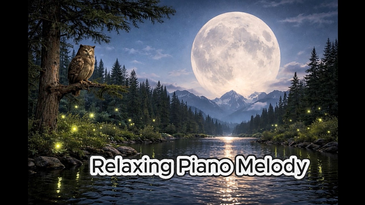 Moonlight Piano 🌙 Relaxing Piano Music for Deep Sleep, Stress Relief & Calm Mind (1 Hour)