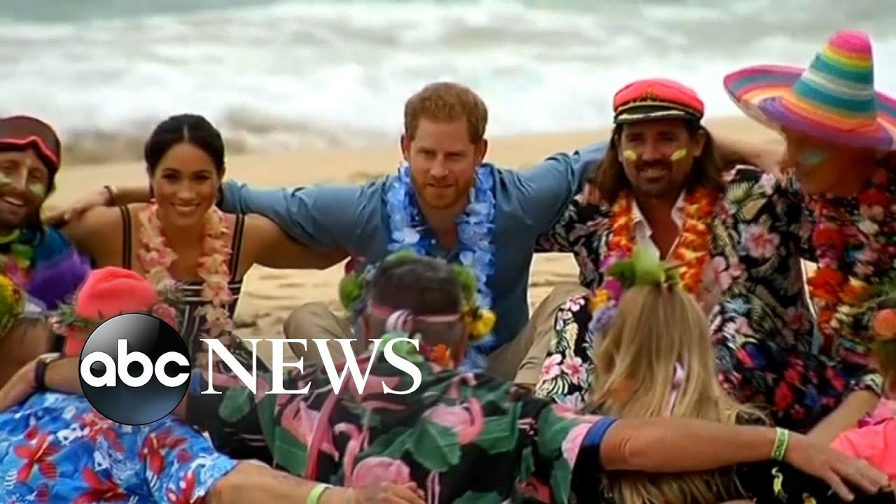 Prince Harry, Meghan Markle visit Bondi Beach for mental health awareness