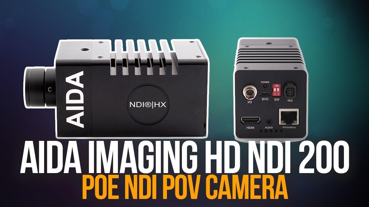AIDA Imaging HD-NDI-200 | POV-камера с поддержкой POE | Распаковка, настройка и тестирование
