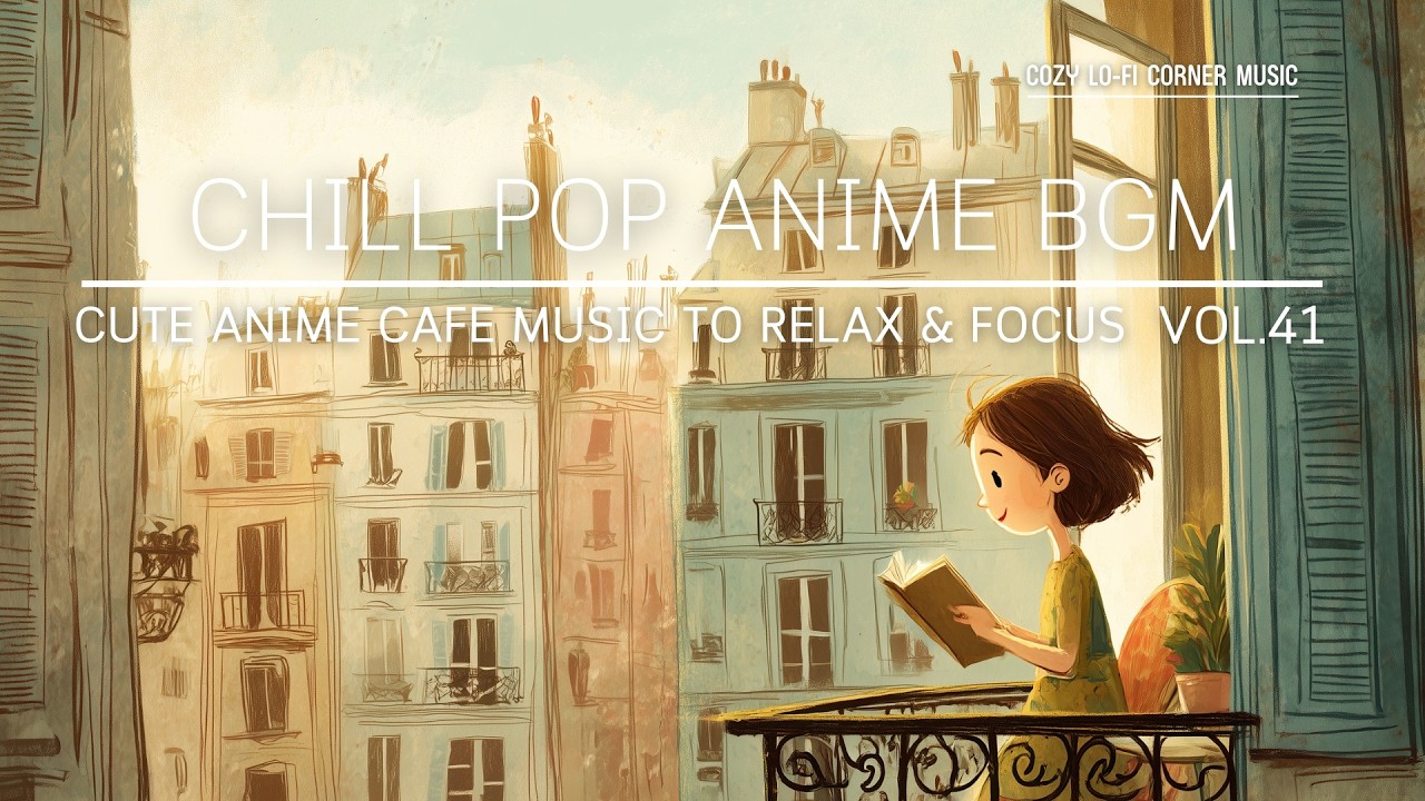 Chill Pop Anime BGM 🌸 | Cute Anime Café Music to Relax & Focus