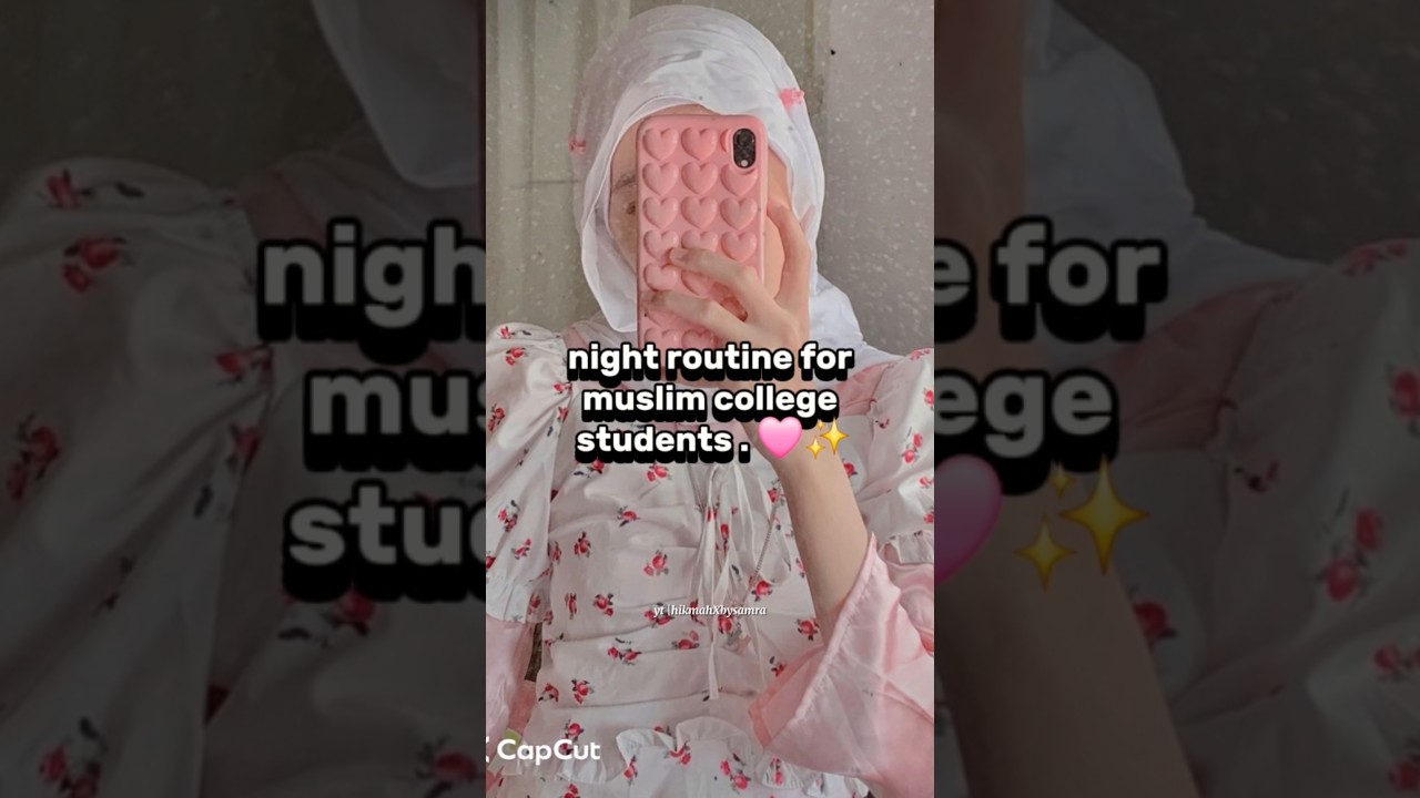 My Islamic Night Routine 🩷✨️