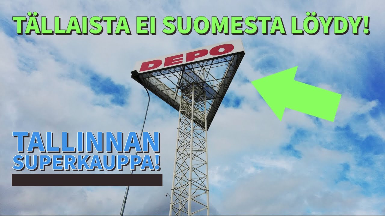 Vierailulla Tallinnan megakaupassa Depossa! WOW mikä valikoima!
