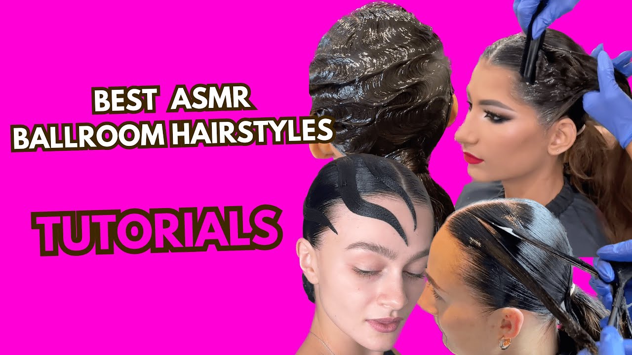 Satisfying ASMR Ballroom Hairstyle   #relax #asmr #asmrrelax #relaxing