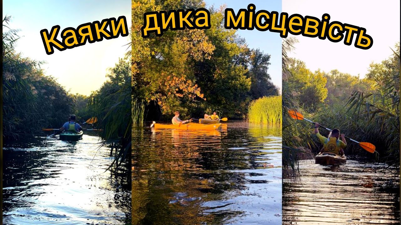 Екстримальний сплав: каяки по диких заростях #каякинг #екстрим #природа