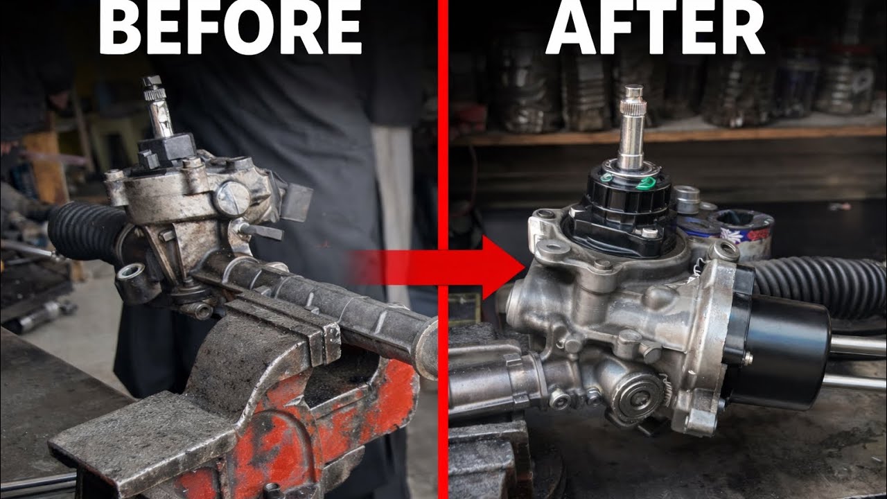 Honda Civic Rebirth Steering Box Problem Solved | Full Repair Process