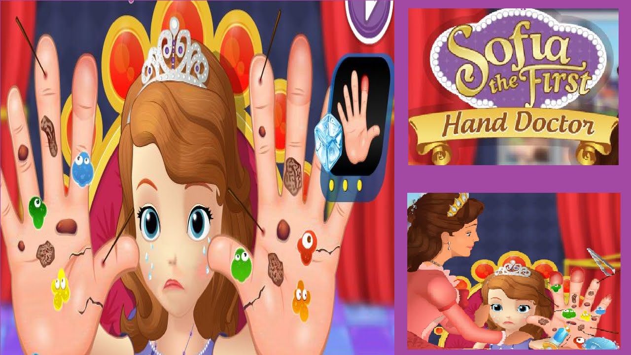 Princess Sofia The First Hand Doctor Game Review-Disney Princess games Doctors Games