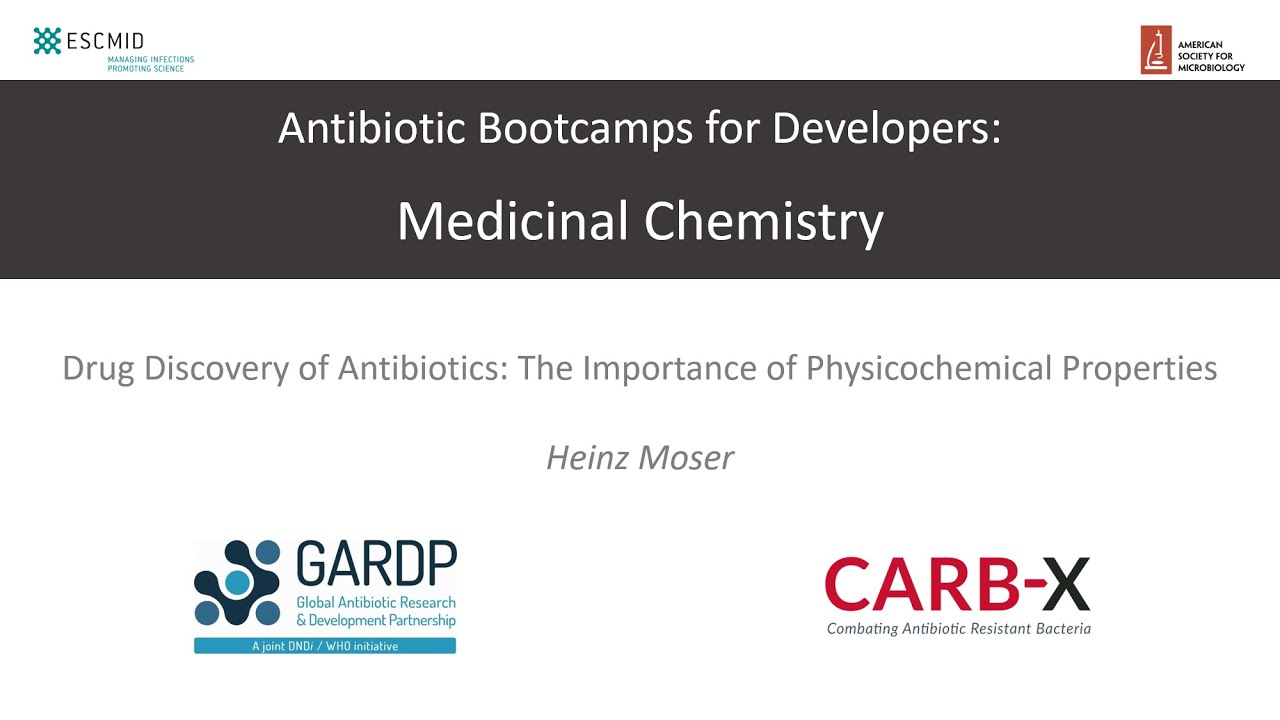 Bootcamp Medicinal Chemistry: Antibiotics Drug Discovery - Importance of Physicochemical Properties