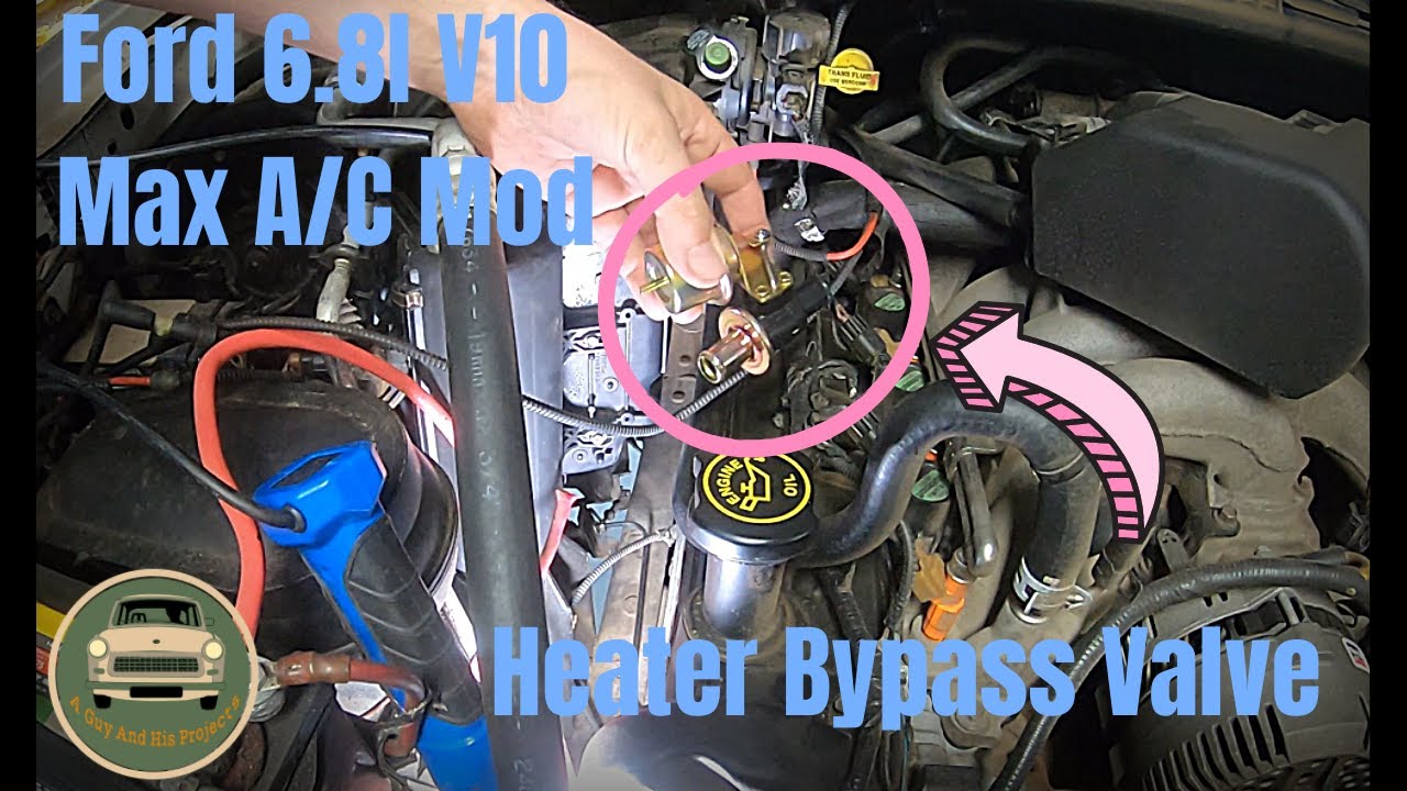 Ford F250 V10 Max A/C Mod / Heater Bypass Valve Install