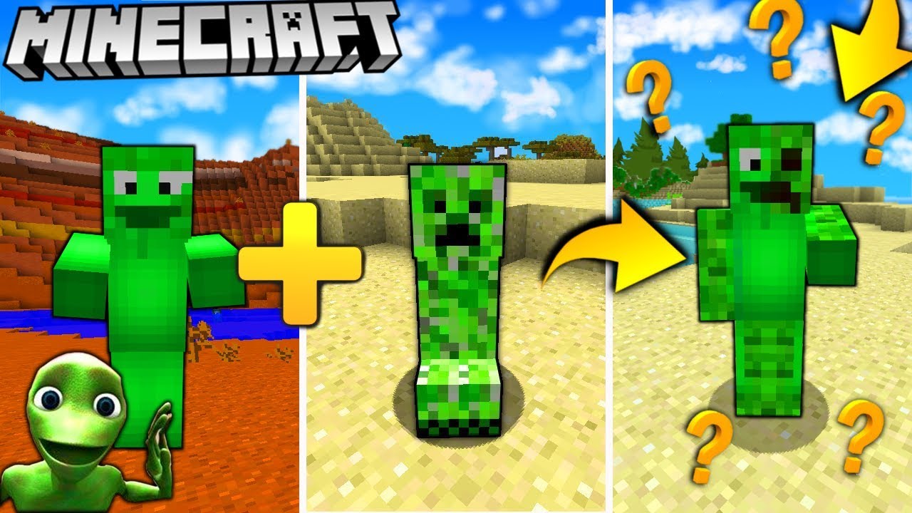 DAME TU COSITA + CREEPER= ??? | ŻYCIE MUTANTA MOBÓW W MINECRAFT !