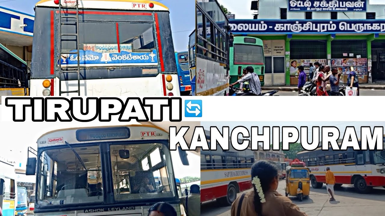 💥THIRUPATI 🔄KANCHIPURAM🔥 (APSTC) travel vlog  தமிழ் .😲$135