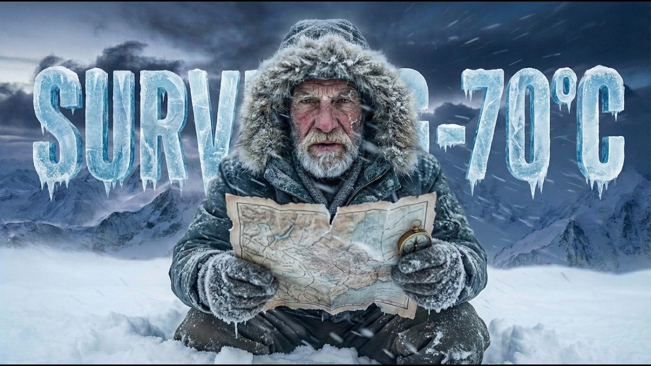 80 Years Old Alone at -70°C | ASMR Winter Survival