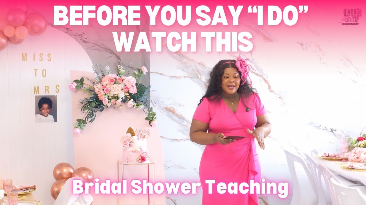 How To Respect Your HUSBAND | Bridal Shower Teaching: Submission, Do’s & Don’ts
