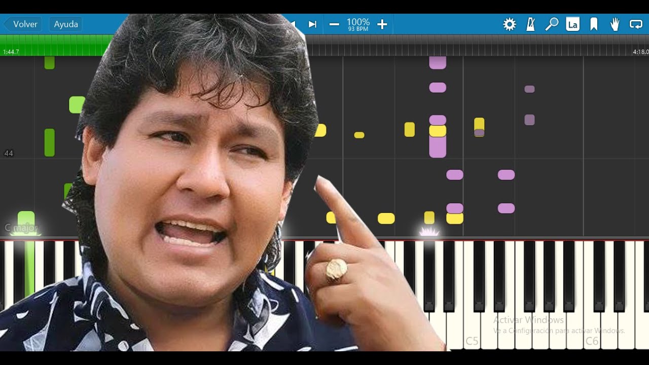Grupo Nectar / El Baile De La Cumbia / Piano Tutorial