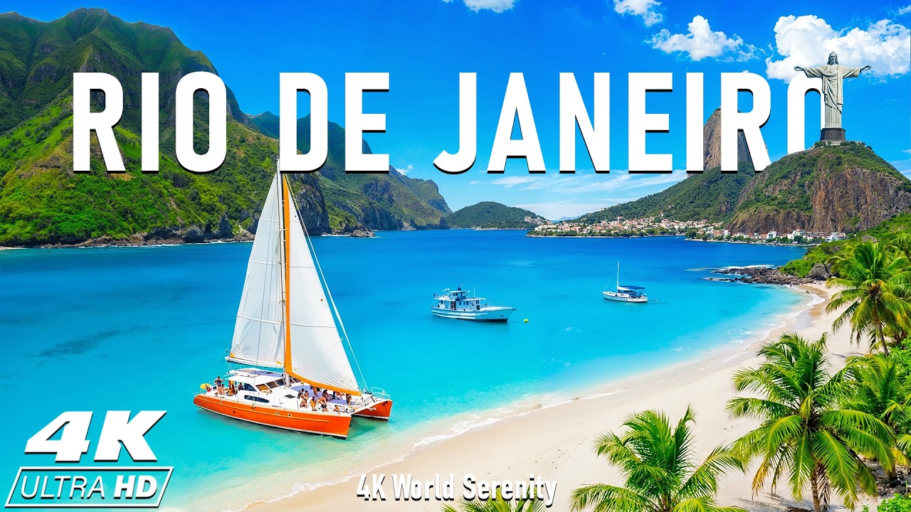 Rio de Janeiro, Brazil 4K 🇧🇷 The Marvelous City Beaches, Carnival Vibes & Sunset over sugarloaf