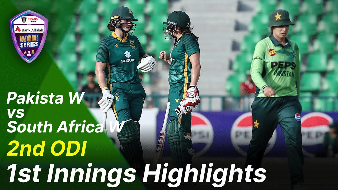 1st Innings Highlights | Pakistan Women vs South Africa Women | 2nd ODI, 2025 | PCB | M201U