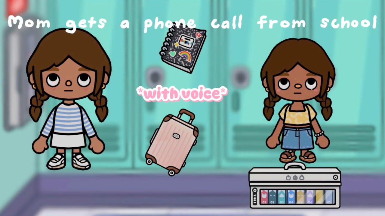 Mom gets a phone call from school because￼ embreigh get in trouble