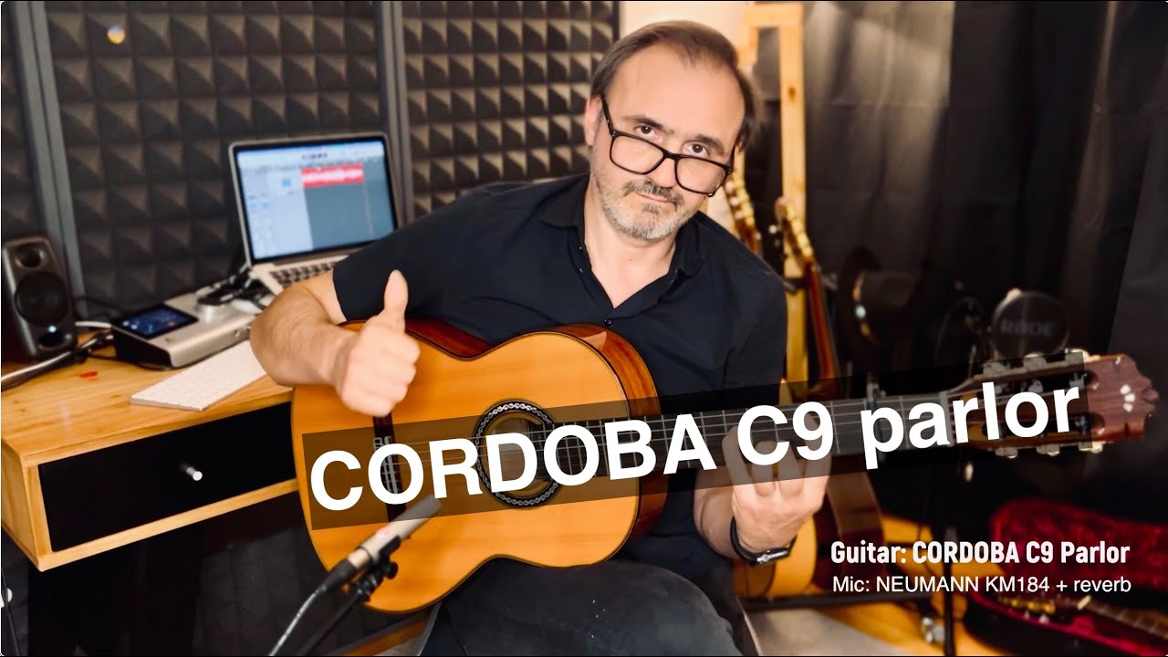 Cordoba C9 parlor - sound test.