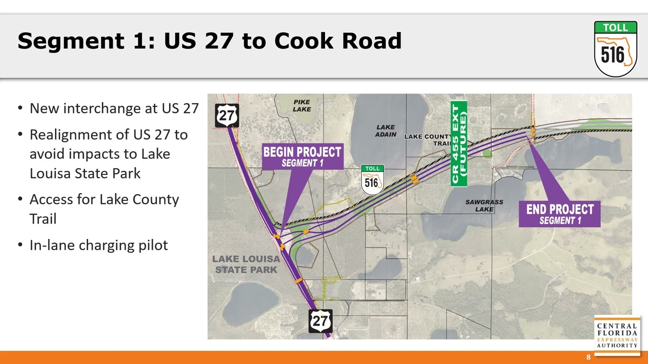 SR 516 (Lake/Orange Expressway) Public Meeting Video