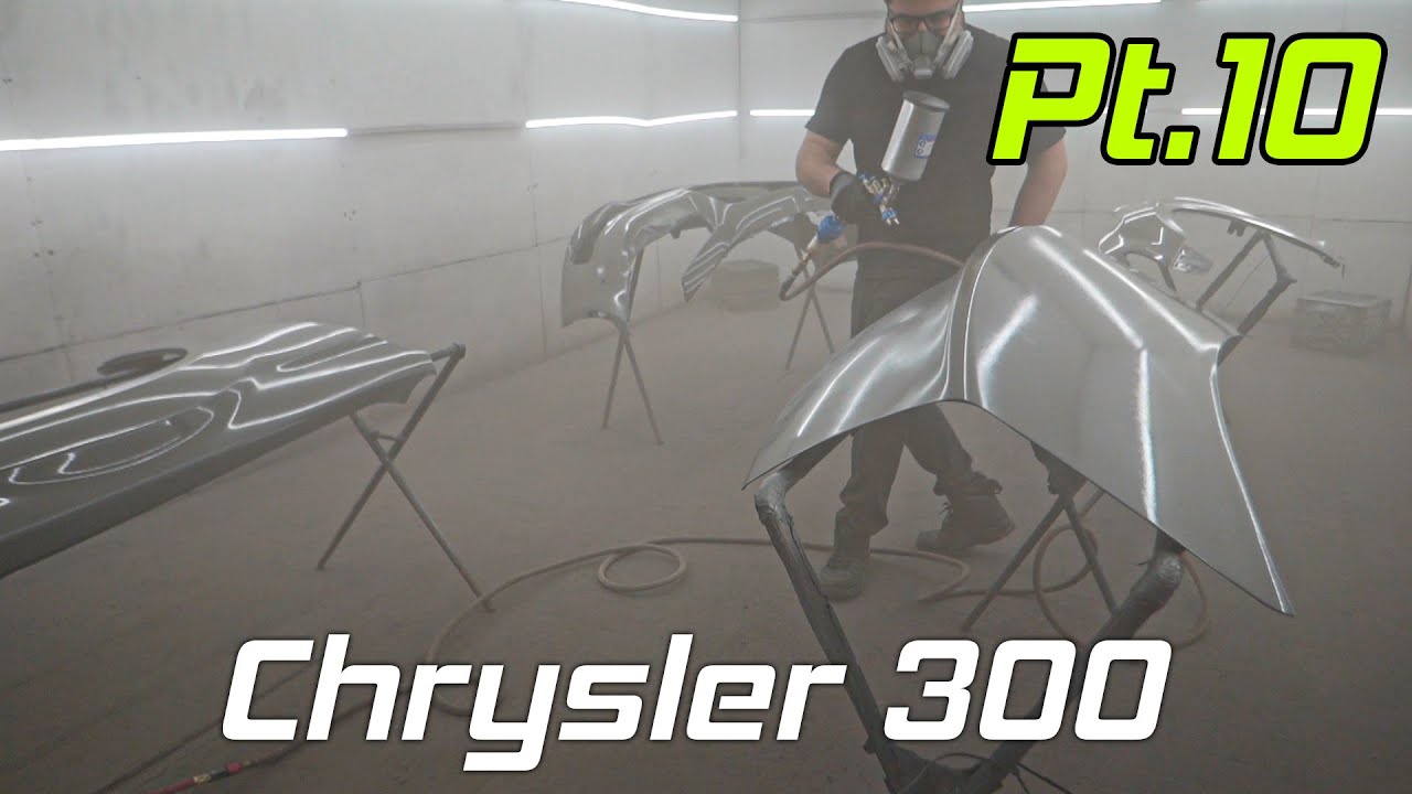 Chrysler 300 Engine Swap (Part 10) Painting Parts | Flagship Motors