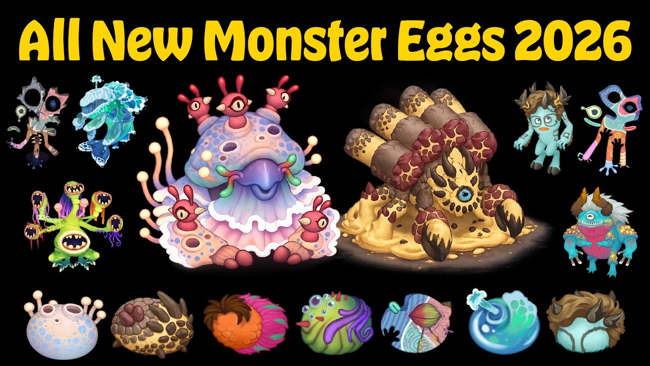 All New Monsters EGGS Released in 2026 | Songs & Animations (My Singing Monsters)