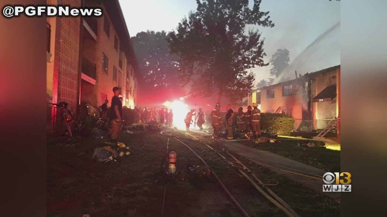 3 Firefighters Sustain Minor Burns In PG County Fire, 60 People Displaced
