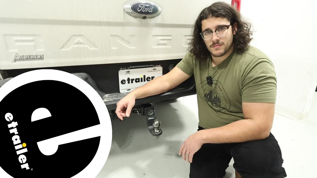 etrailer Ball Mount w/ Pre-Torqued 2" Ball Review - 2020 Ford Ranger - e77DR