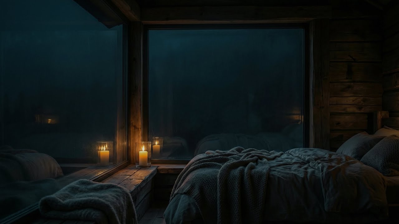 ​Fall Asleep Instantly ⛈️ Heavy Rain on Window for Deep Sleep (8 Hours)