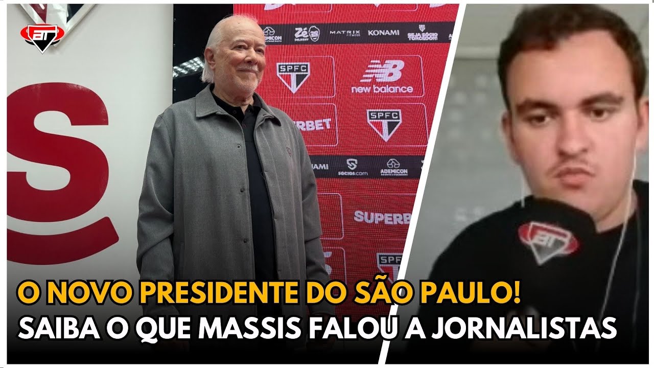 BASTIDORES! SAIBA O QUE O NOVO PRESIDENTE DO SÃO PAULO FALOU EM CONVERSA COM JORNALISTAS NO CT
