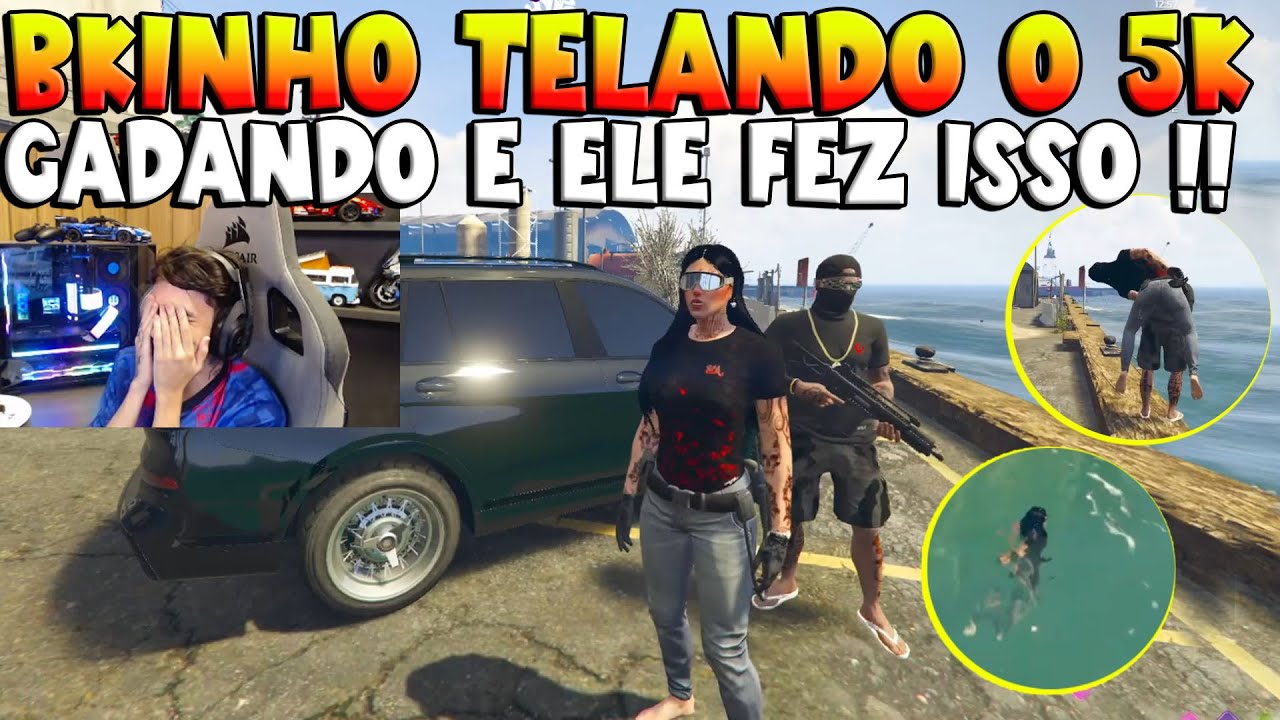 BKINHO TELANDO O 5K GADANDO E ELE FEZ ISSO !! KKKKKKKK - TROPAS DO GTA RP CLIPS