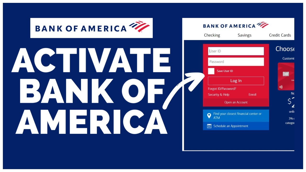 How to Activate Bank of America Credit Card Online (2022)
