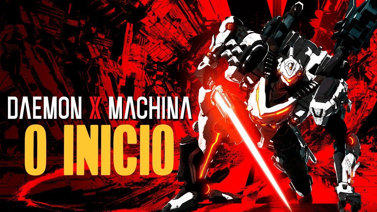 O NOVO JOGO DE ROBÔ GIGANTE DO NINTENDO SWITCH - Daemon x Machina Gameplay do Início PT-BR Português