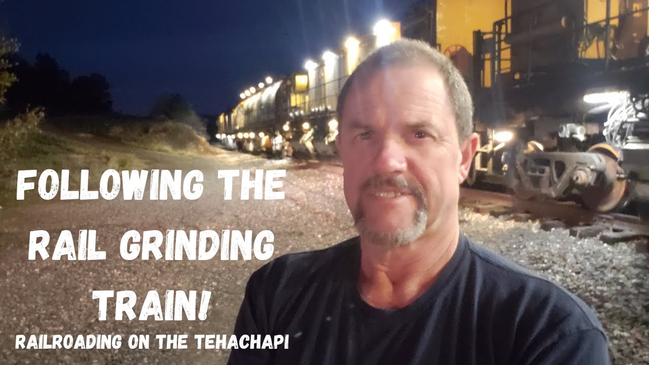 An Evening With the Rail Grinding Train