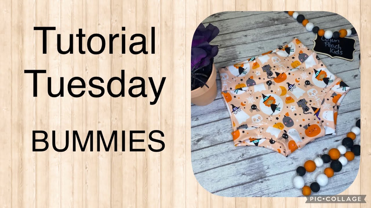 Tutorial Tuesday: Bummies | How to Sew Baby Bummies | Brother Lock 1034D Serger Beginner Tutorial